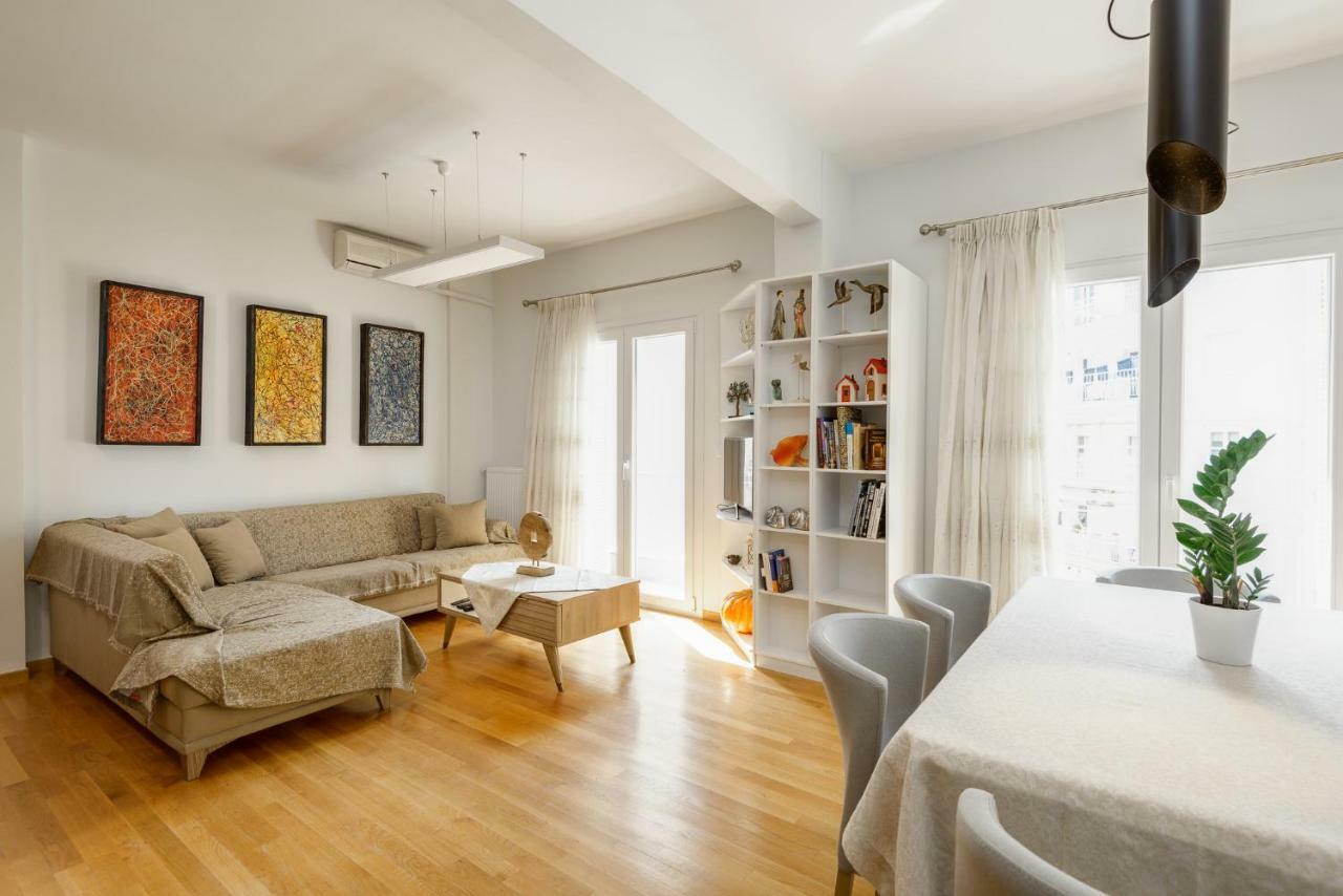 Brand-New Modern Flat In Heart Of City Thessaloniki Exterior photo